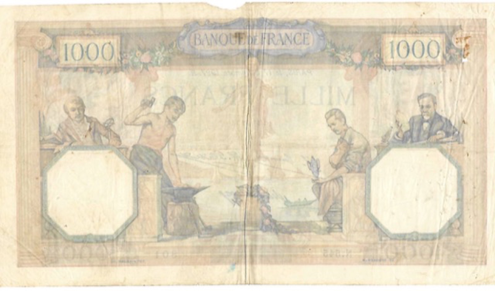 Billet 1000 Francs Ceres et Mercure 1927 B 