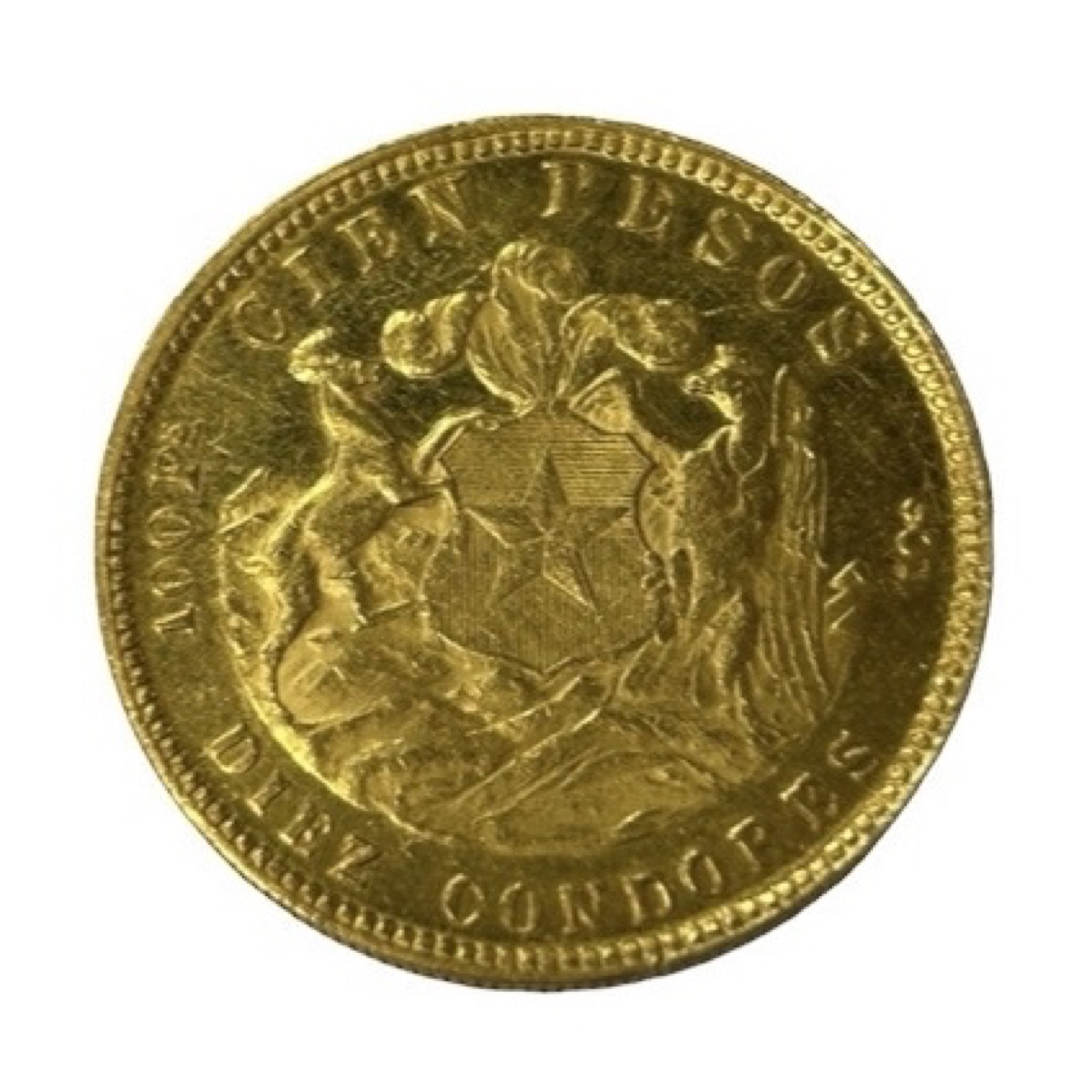 100 Pesos Chili / 10 Condores 1926