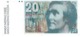 Billet 20 Francs Suisse Horace Bénédict TTB